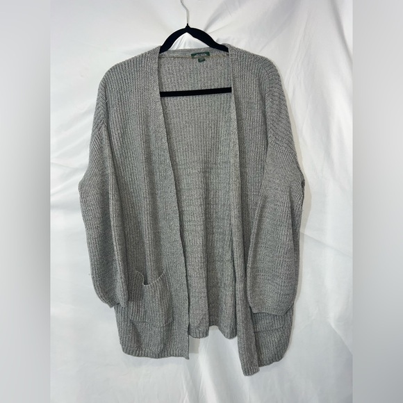 Wild Fable Light Gray Women's Cardigan large - Picture 2 of 5